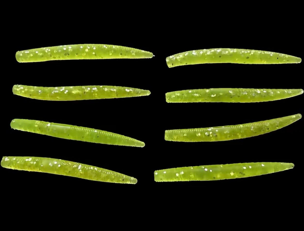 Toxic Lime Senko Worm
